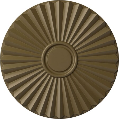 Shakuras Ceiling Medallion (For Canopies Up To 5), Hnd-Painted Mississippi Mud, 19 3/4OD X 1 3/8P